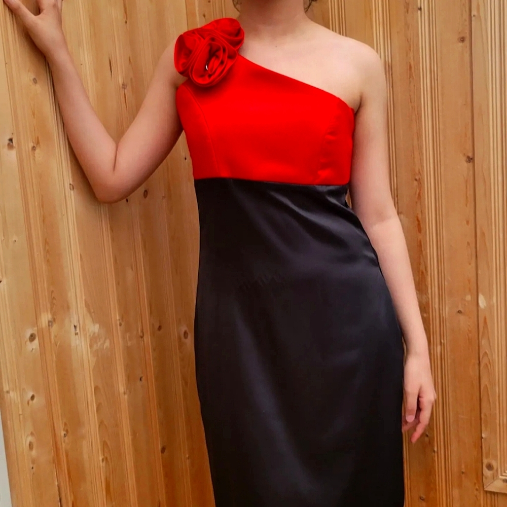 Knee length formal dress